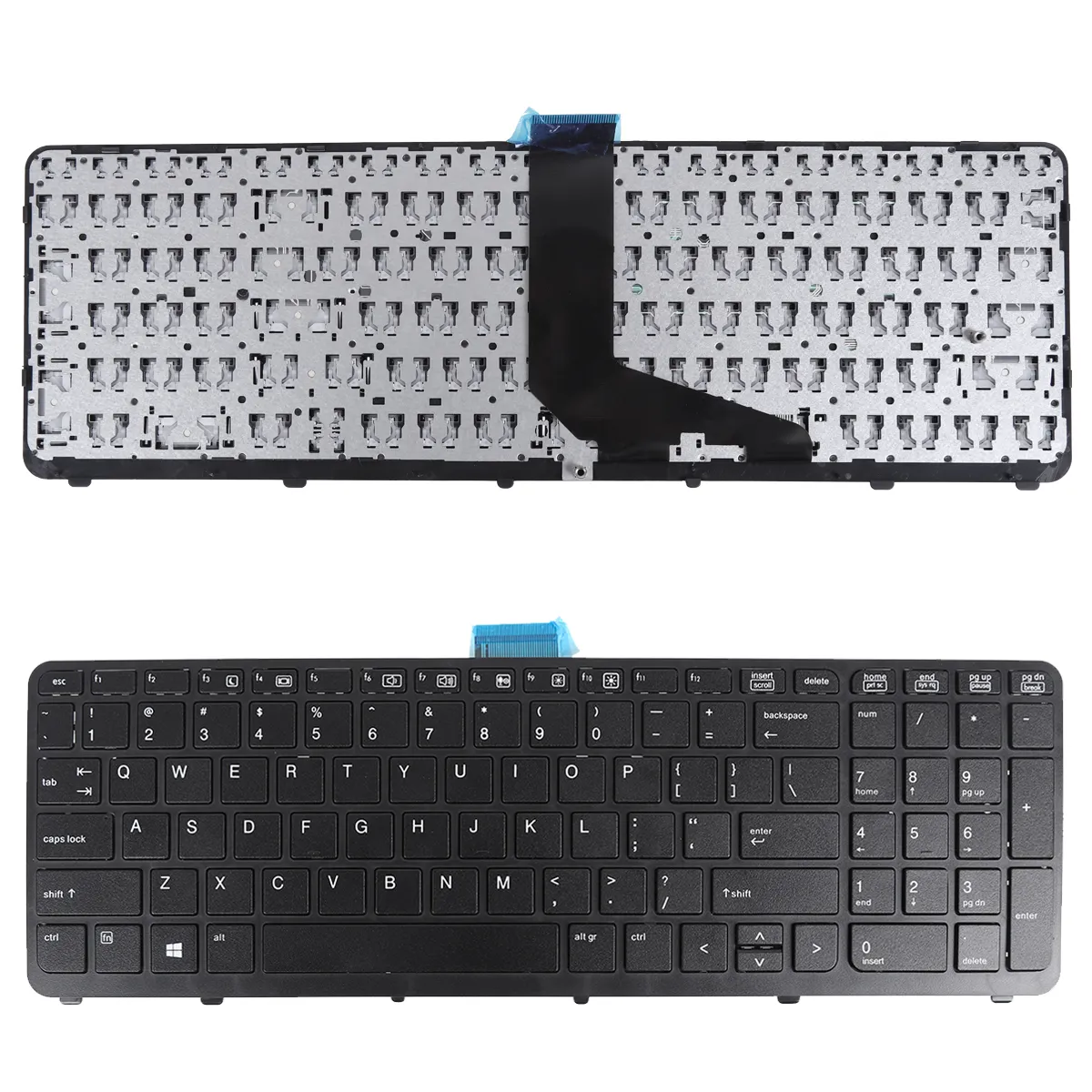 Picture of Laptop US keyboard forHP ZBook 15 17 G1 G2 BLACK FRAME BLACK (Without foil)OEM